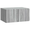 Meuble TV mural 59,5 x 41 x 30 cm Sonoma gris Bois d'ingénierie 584462584462