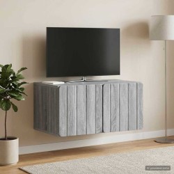 Meuble TV mural 59,5 x 41 x 30 cm Sonoma gris Bois d'ingénierie 584462584462