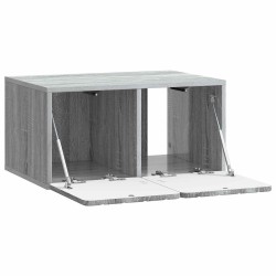 Meuble TV mural 59,5 x 41 x 30 cm Sonoma gris Bois d'ingénierie 584462584462