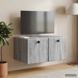 Meuble TV mural 59,5 x 41 x 30 cm Sonoma gris Bois d'ingénierie 584463584463