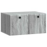 Meuble TV mural 59,5 x 41 x 30 cm Sonoma gris Bois d'ingénierie 584463584463