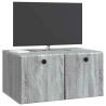 Meuble TV mural 59,5 x 41 x 30 cm Sonoma gris Bois d'ingénierie 584463584463