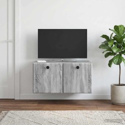 Meuble TV mural 59,5 x 41 x 30 cm Sonoma gris Bois d'ingénierie 584463584463