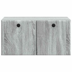 Meuble TV mural 59,5 x 41 x 30 cm Sonoma gris Bois d'ingénierie 584463584463
