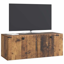Meuble TV mural 78,5 x 31 x 30 cm Bois ancien Bois d'ingénierie 584466584466