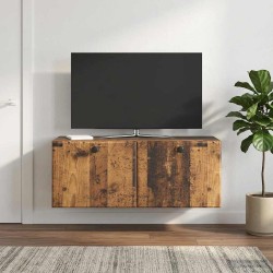 Meuble TV mural 78,5 x 31 x 30 cm Bois ancien Bois d'ingénierie 584466584466