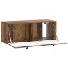 Meuble TV mural 78,5 x 31 x 30 cm Bois ancien Bois d'ingénierie 584466584466