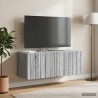 Meuble TV mural 78,5 x 31 x 30 cm Sonoma gris Bois d'ingénierie 584467584467