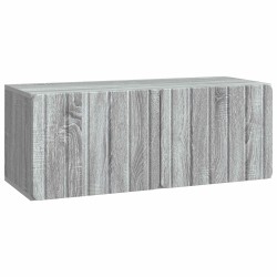 Meuble TV mural 78,5 x 31 x 30 cm Sonoma gris Bois d'ingénierie 584467584467