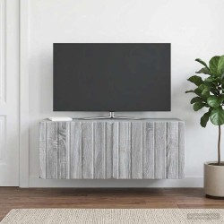 Meuble TV mural 78,5 x 31 x 30 cm Sonoma gris Bois d'ingénierie 584467584467