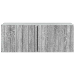 Meuble TV mural 78,5 x 31 x 30 cm Sonoma gris Bois d'ingénierie 584467584467