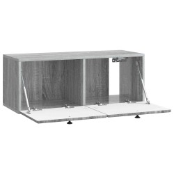 Meuble TV mural 78,5 x 31 x 30 cm Sonoma gris Bois d'ingénierie 584468584468