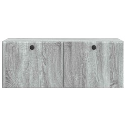 Meuble TV mural 78,5 x 31 x 30 cm Sonoma gris Bois d'ingénierie 584468584468