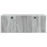 Meuble TV mural 78,5 x 31 x 30 cm Sonoma gris Bois d'ingénierie 584468584468