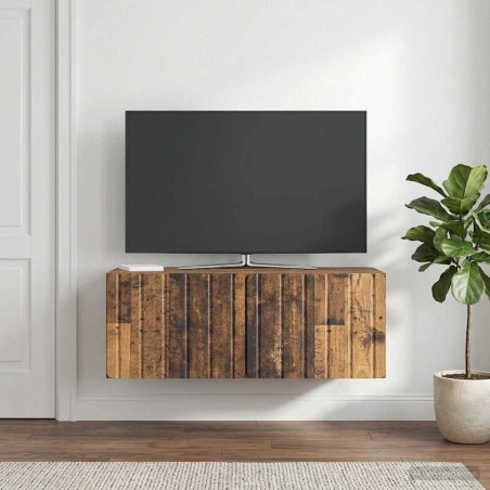 Meuble TV mural 78,5 x 41 x 30 cm Bois ancien Bois d'ingénierie 584469584469