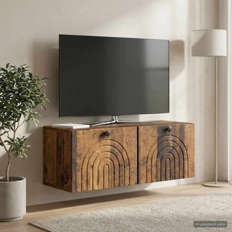 Meuble TV mural Bois ancien 78,5 x 31 x 30 cm Bois d'ingénierie 584470584470