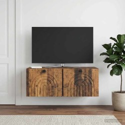 Meuble TV mural Bois ancien 78,5 x 31 x 30 cm Bois d'ingénierie 584470584470