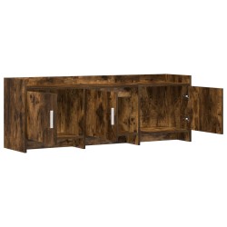 Meuble TV 130 x 33 x 47 cm Chêne fumé Bois d'ingénierie 584471584471