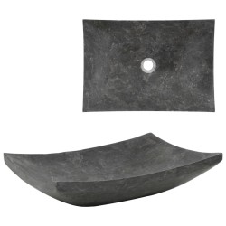 Lavabo 50 x 35 x 12 cm Marbre Noir 584476584476