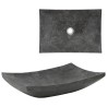 Lavabo 50 x 35 x 12 cm Marbre Noir 584476584476