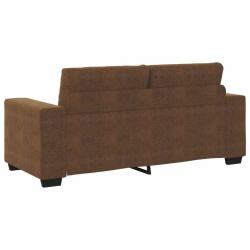 Loveseat Sofa Brown 140 cm Faux Leather - Untranslated 584480584480