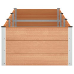 Jardinière surélevée Marron 300 x 100 x 54 cm 584487584487