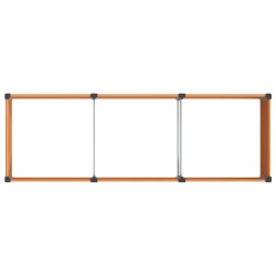 Jardinière surélevée Marron 300 x 100 x 54 cm 584487584487