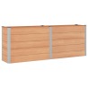Jardinière surélevée Marron 250 x 50 x 91 cm 584488584488
