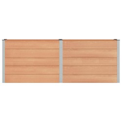 Jardinière surélevée Marron 250 x 50 x 91 cm 584488584488