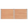 Jardinière surélevée Marron 250 x 50 x 91 cm 584488584488
