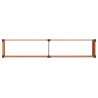 Jardinière surélevée Marron 250 x 50 x 91 cm 584488584488