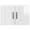 Meuble mural PORTO Blanc brillant 60 x 31 x 40 cm 584489584489