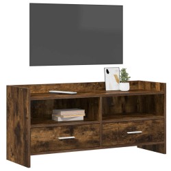 Meuble TV 100 x 33 x 47 cm Chêne fumé Bois d'ingénierie 584492584492