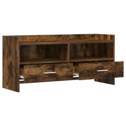 Meuble TV 100 x 33 x 47 cm Chêne fumé Bois d'ingénierie 584492584492
