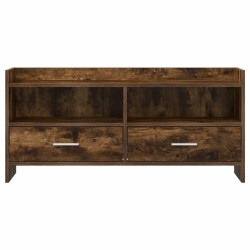 Meuble TV 100 x 33 x 47 cm Chêne fumé Bois d'ingénierie 584492584492