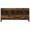 Meuble TV 100 x 33 x 47 cm Chêne fumé Bois d'ingénierie 584492584492