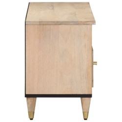 Meuble TV 100x33x46 cm bois massif de manguier 584495584495