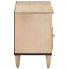 Meuble TV 100x33x46 cm bois massif de manguier 584495584495