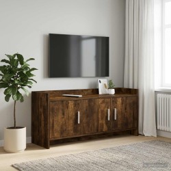 Meuble TV 102 x 33 x 47 cm Chêne fumé Bois d'ingénierie 584496584496