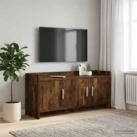 Meuble TV 102 x 33 x 47 cm Chêne fumé Bois d'ingénierie 584496584496
