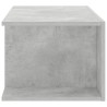 Meuble TV avec lumières LED gris béton 90x39x30 cm 613808613808