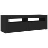 Meuble TV avec lumières LED noir 120x35x40 cm 613813613813