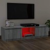 Meuble TV avec lumières LED sonoma gris 120x30x36 cm 613816613816