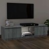Meuble TV avec lumières LED sonoma gris 120x30x36 cm 613816613816