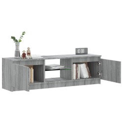 Meuble TV avec lumières LED sonoma gris 120x30x36 cm 613816613816