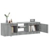 Meuble TV avec lumières LED sonoma gris 120x30x36 cm 613816613816