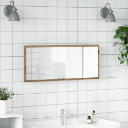 Miroir de salle de bain à LED chêne artisanal bois d'ingénierie 613818613818