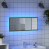 Miroir de salle de bain à LED chêne artisanal bois d'ingénierie 613818613818
