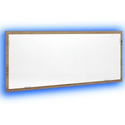 Miroir de salle de bain à LED chêne artisanal bois d'ingénierie 613818613818