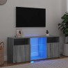 Meuble TV avec lumières LED Sonoma gris 120x30x50 cm 613819613819